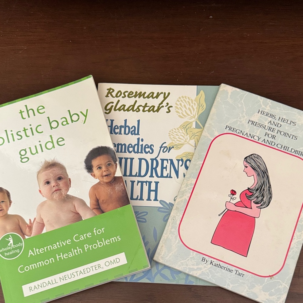Set of Three Holistic Baby, Pregnancy and Children  Guide Books